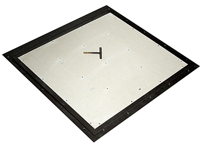 Підлоговий люк під плитку моделі 